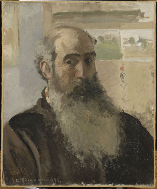 autoportrait de Camille Pissaro